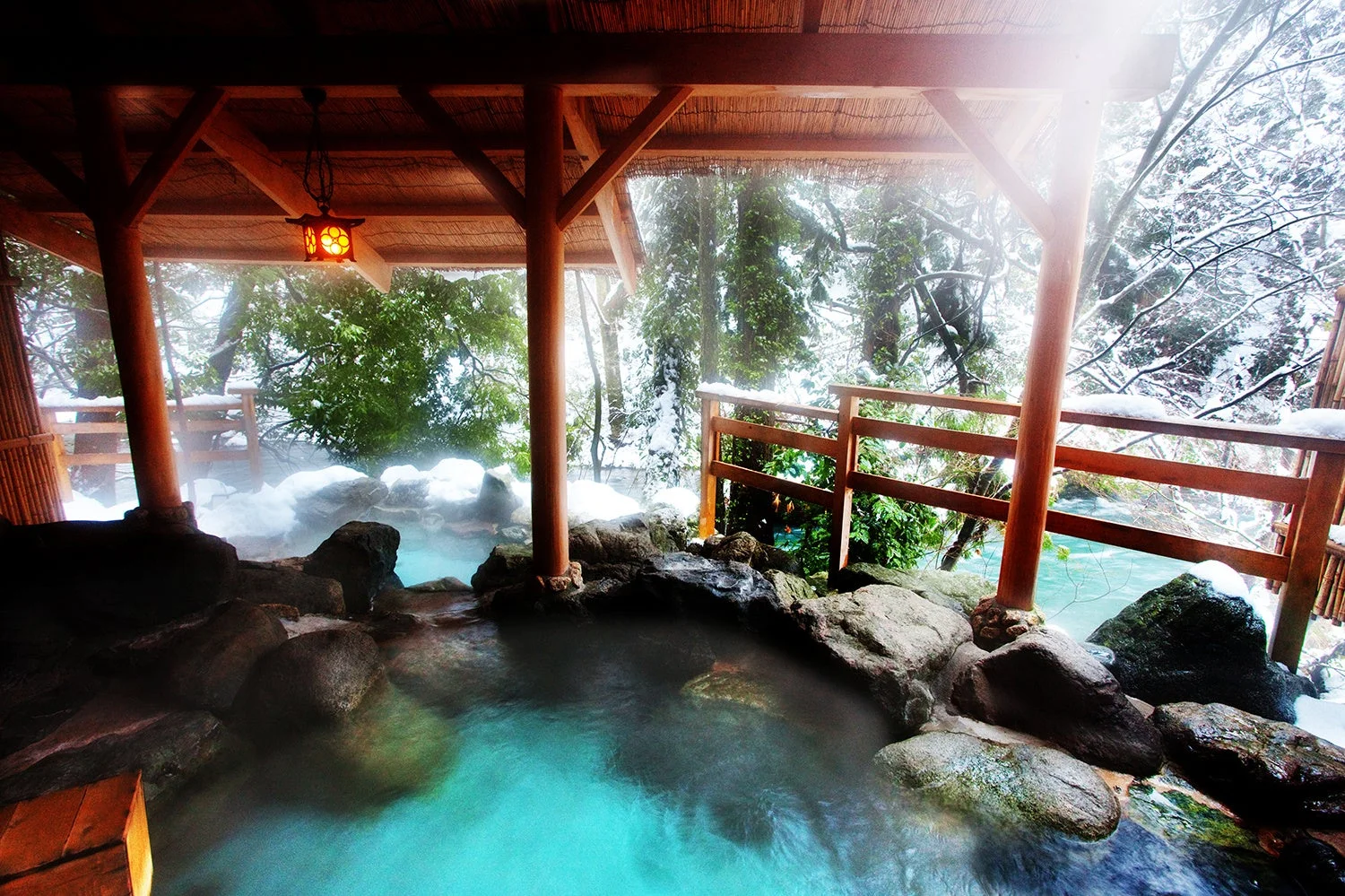 かがり吉祥亭への湯巡り