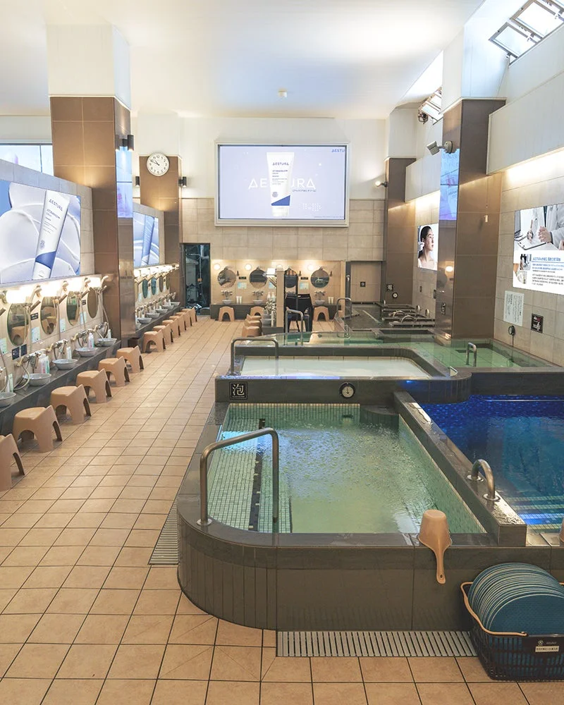 広々とした大浴場