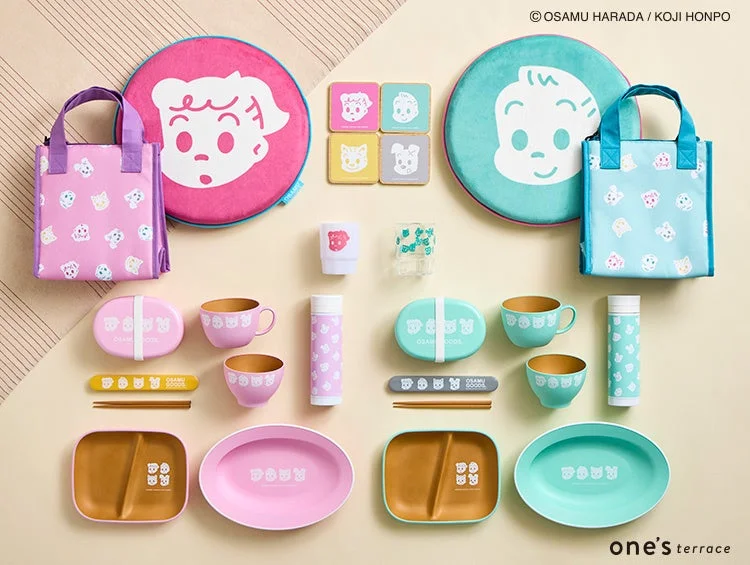 オサムグッズデザインのランチグッズと食器