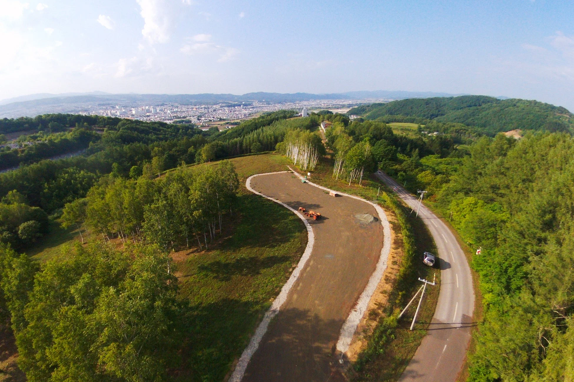 サウスヒルズ周辺の空撮