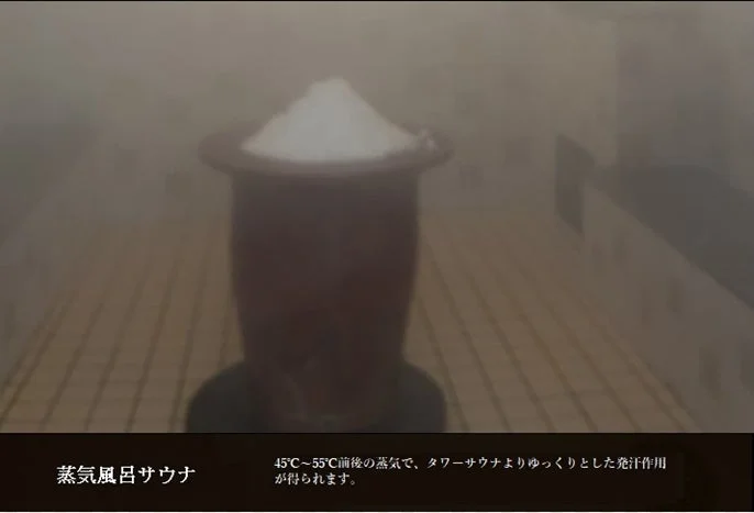 蒸気風呂サウナ