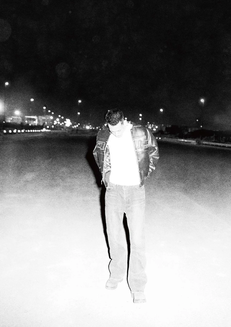 ラッパーIO氏のモノクロ写真