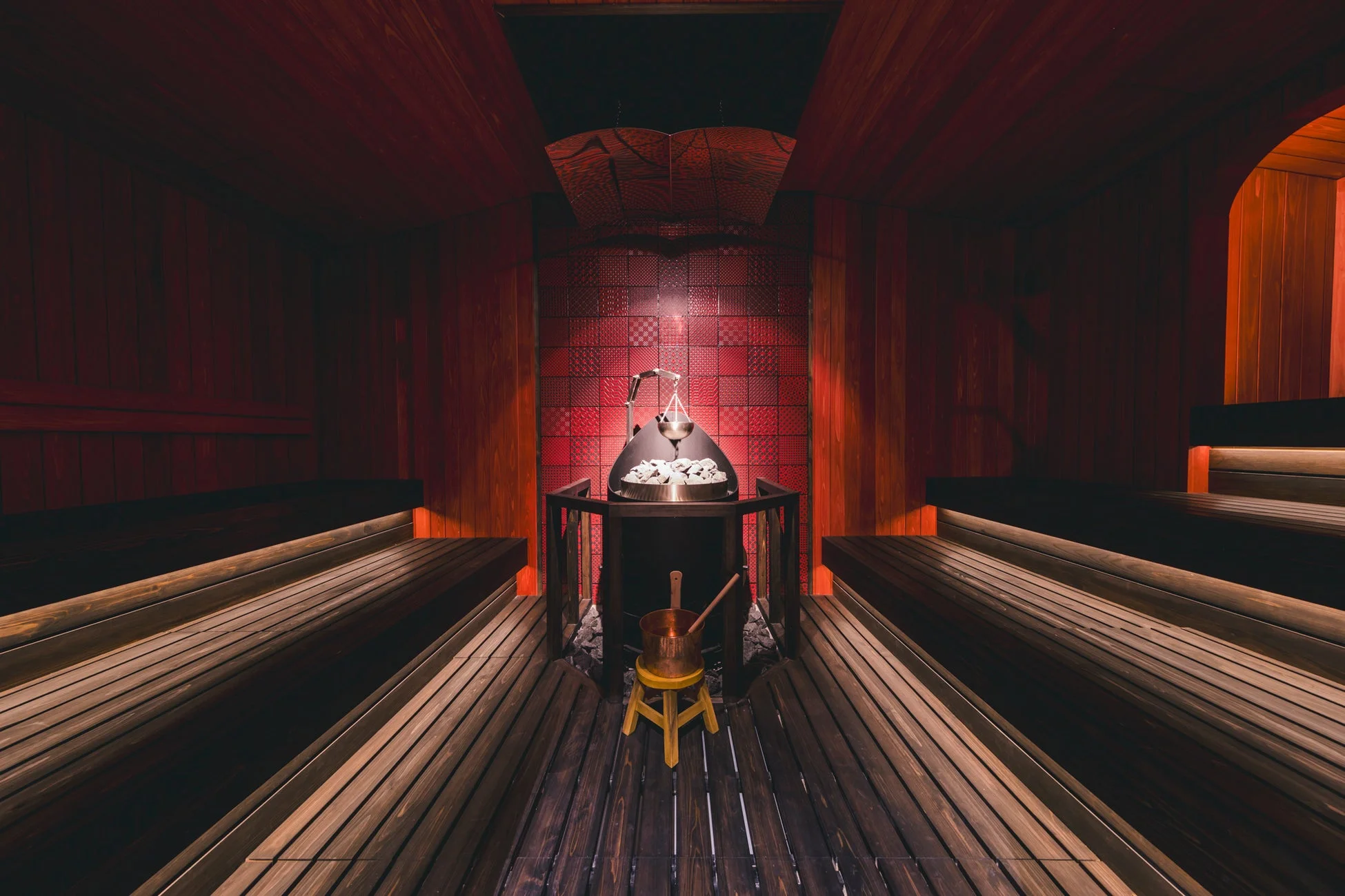 サウナ室の様子