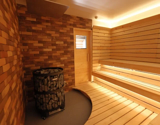 モダンなサウナルーム